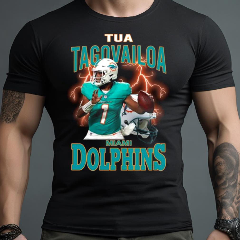 Tua Tagovailoa Miami Dolphins Football T Shirt