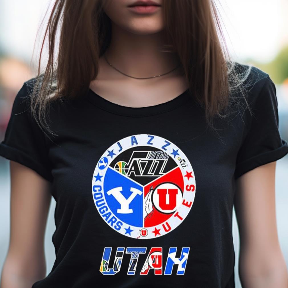 Utah Sports Teams Jazz Utes And Cougars Shirt Utah Sports Teams Jazz Utes And Cougars Shirt