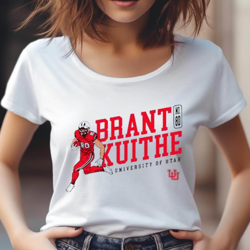 Utah Utes Brant Kuithe 2023 Ncaa Football Shirt Utah Utes Brant Kuithe 2023 Ncaa Football Shirt
