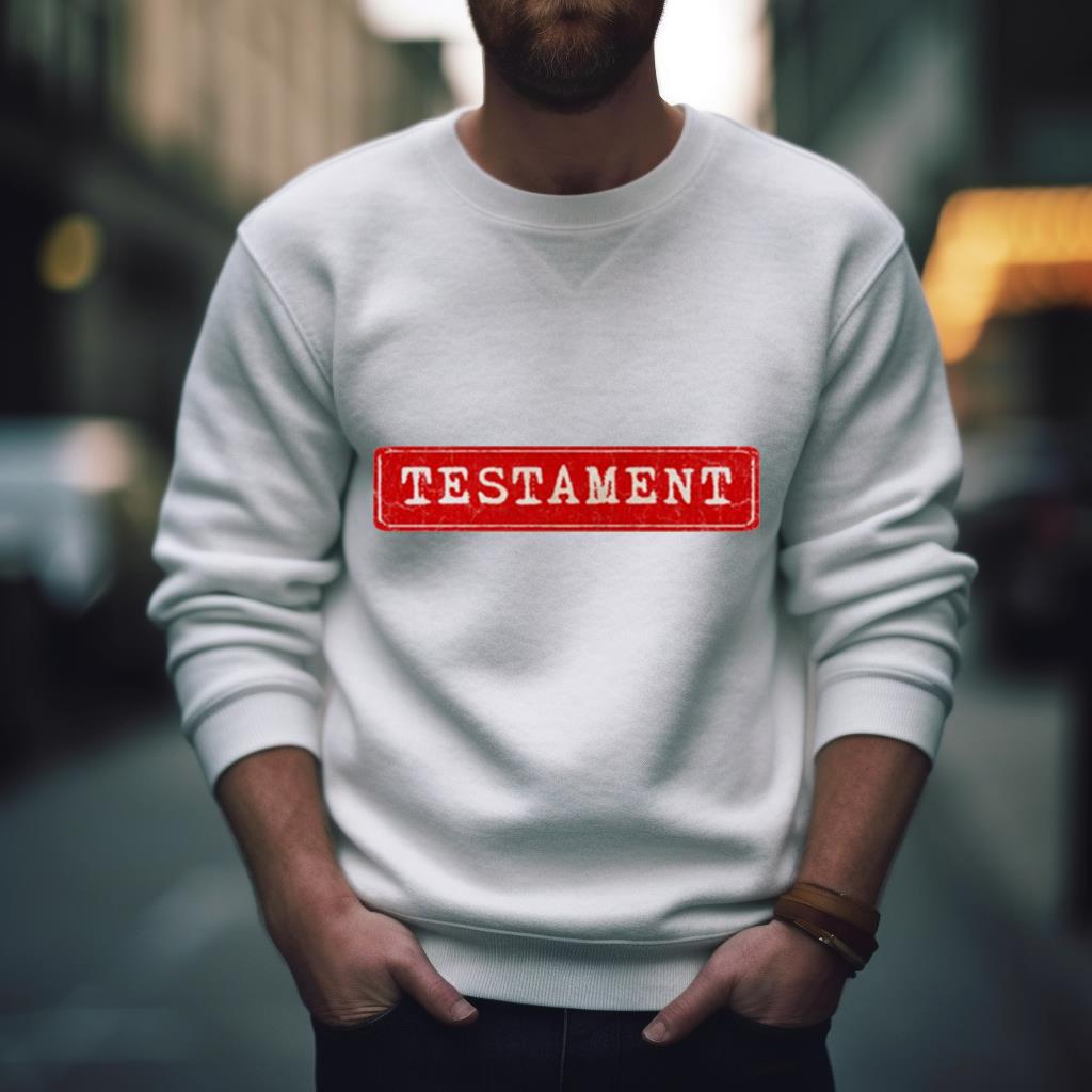 Vintage Retro Plate Testament Shirt