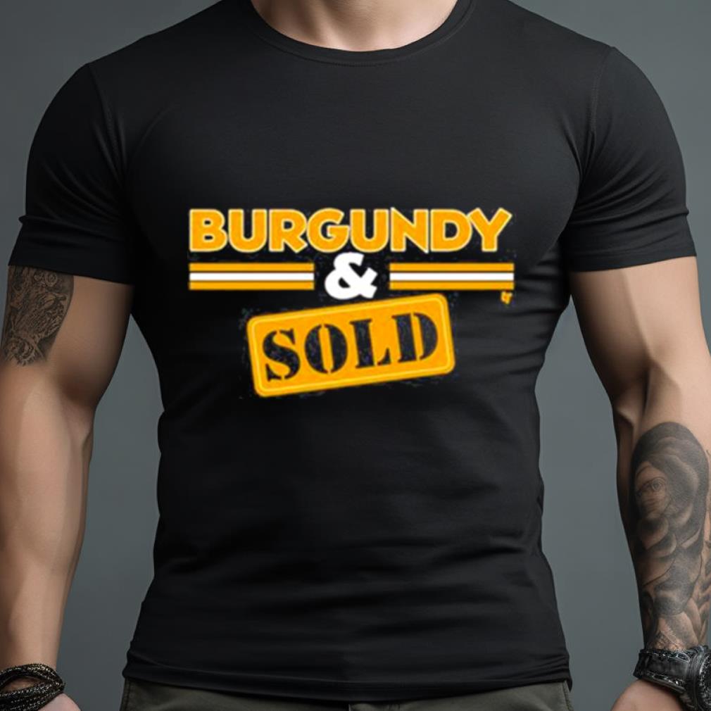 Washington Football Burgundy And Sold Shirt
