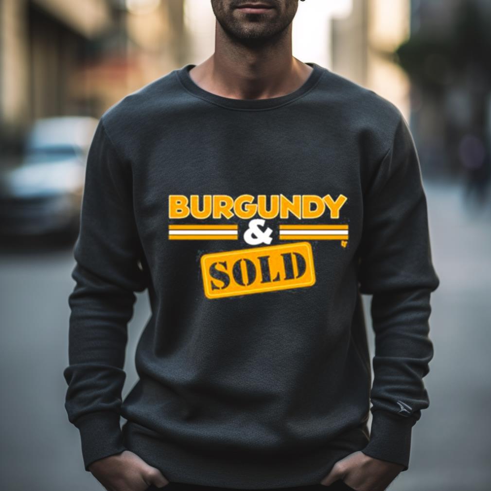 Washington Football Burgundy And Sold Shirt