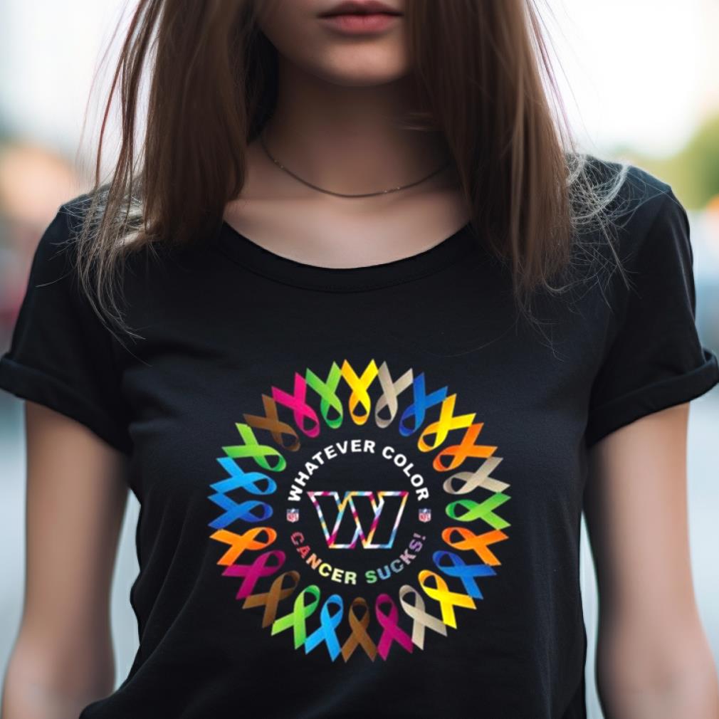 Whatever Color Cancer Sucks Nfl Washington Commanders 2023 Shirt Whatever Color Cancer Sucks Nfl Washington Commanders 2023 Shirt