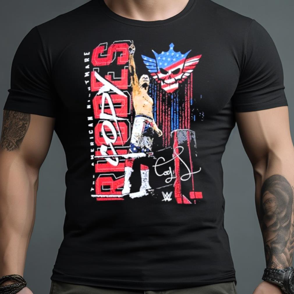 Youth 500 Level Black Cody Rhodes Corner Ropes T Shirt