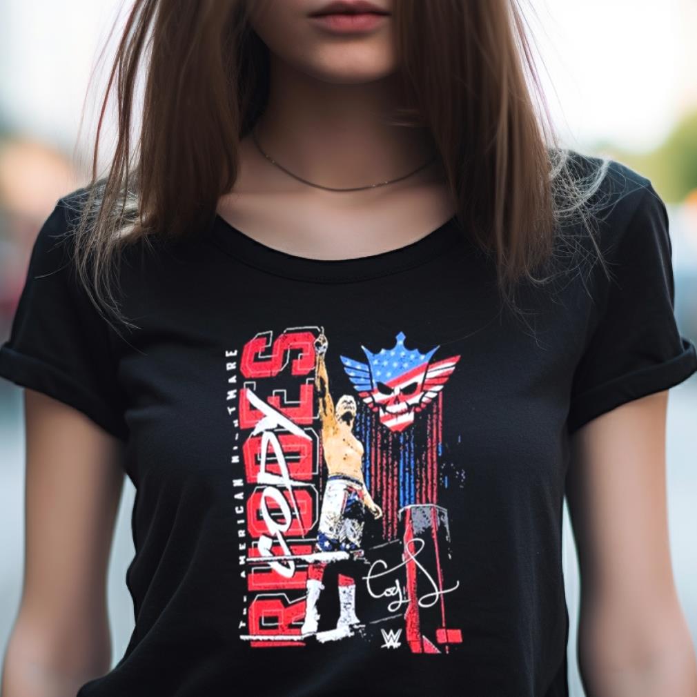Youth 500 Level Black Cody Rhodes Corner Ropes T Shirt Youth 500 Level Black Cody Rhodes Corner Ropes T Shirt