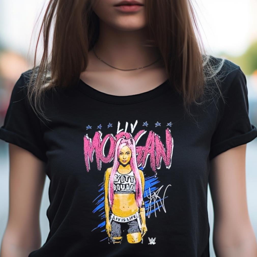 Youth 500 Level Black Liv Morgan Pop T Shirt Youth 500 Level Black Liv Morgan Pop T Shirt