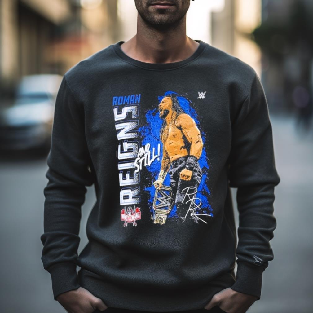 Youth 500 Level Black Roman Reigns And Still T Shirt
