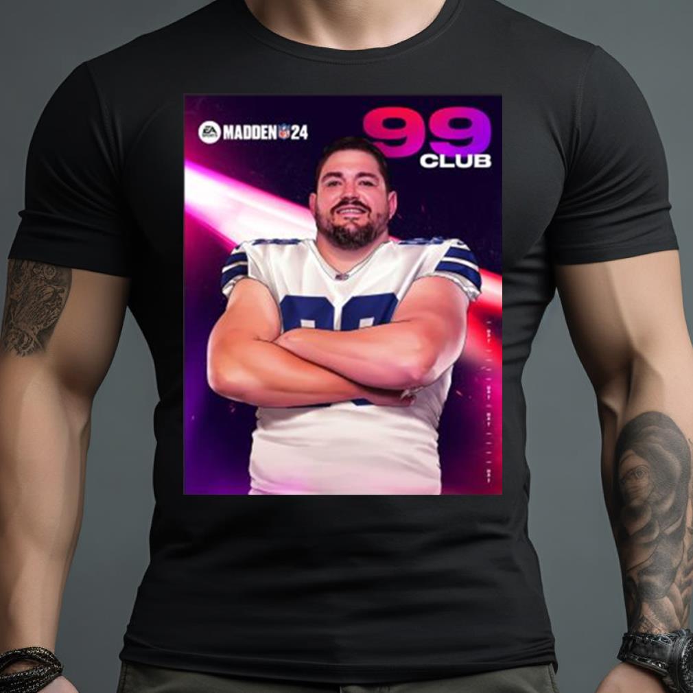 Zack Martin Dallas Cowboys Madden 24 99 Club 2023 Shirt