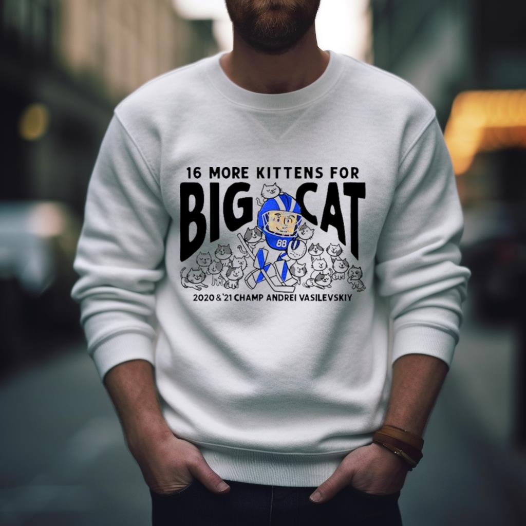 16 Big Kittens For Big Cat Andrei Vasilevskiy Shirt