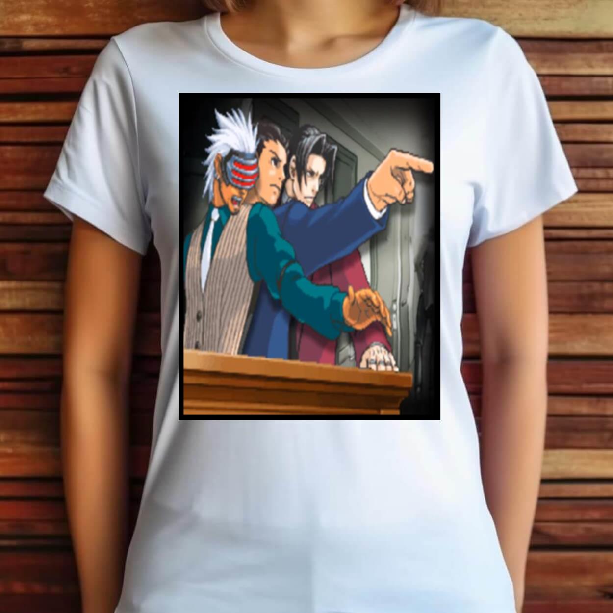 Ace Attorney Ultimate Defense Shirt Ace Attorney Ultimate Defense Shirt