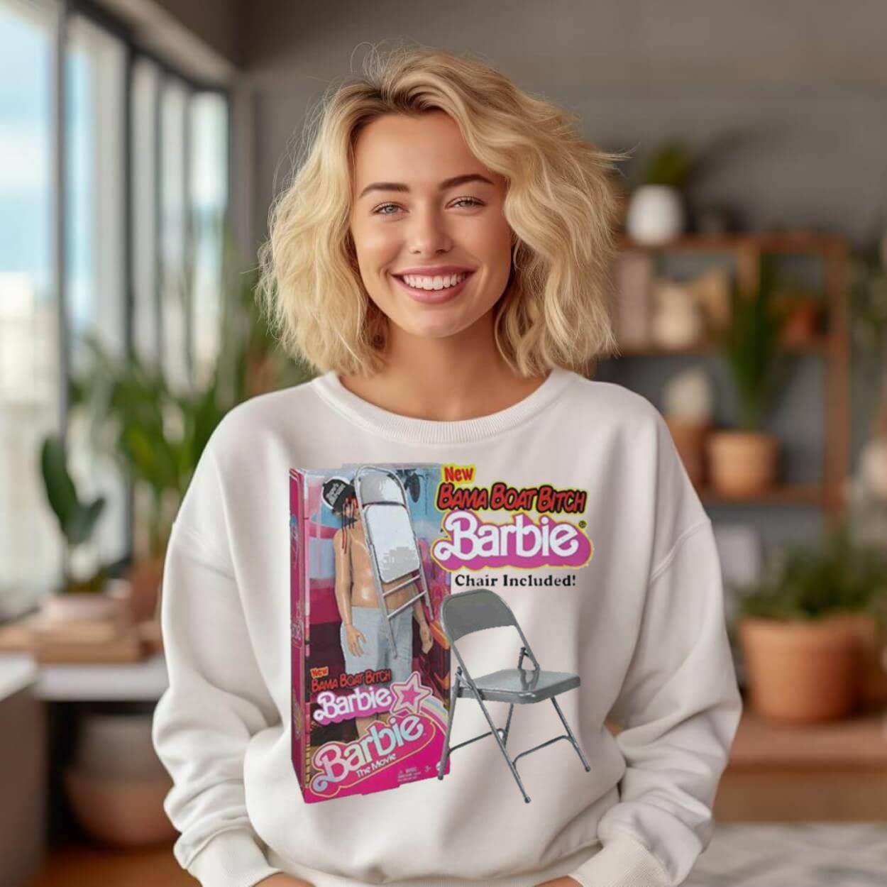 Alabama Boat Bitch Barbie Chair Included Shirt