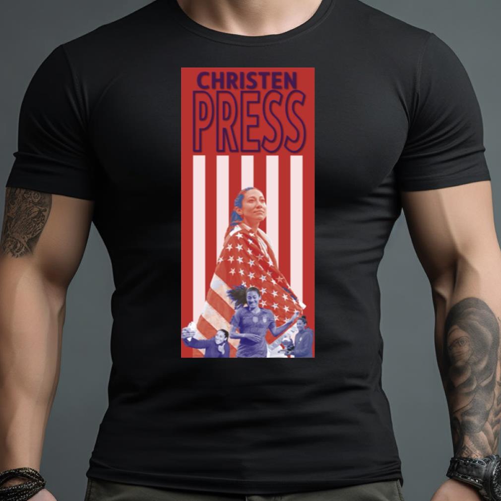 Americana Red Christen Press Shirt