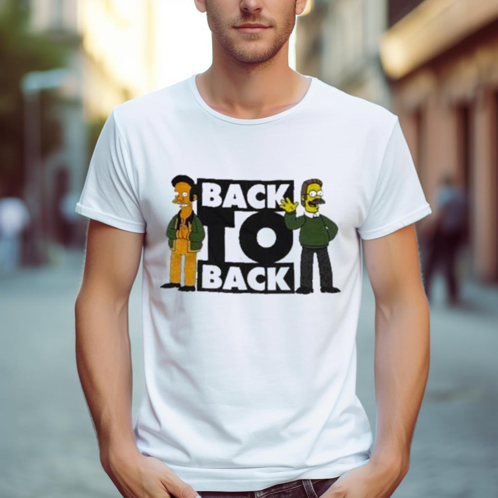 Back To Back Records Simpsons T Shirt
