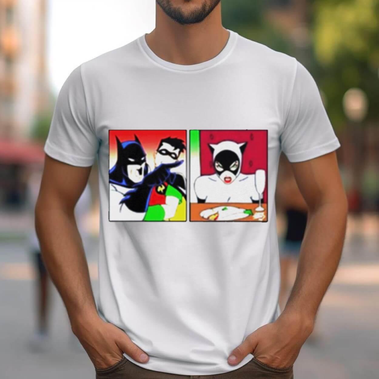 Batman Yelling At Catwoman T Shirt