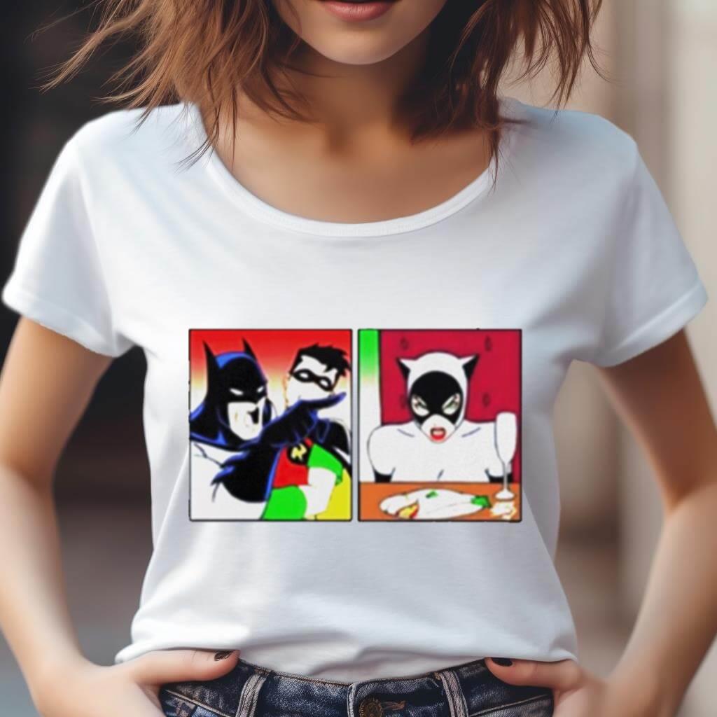 Batman Yelling At Catwoman T-shirt 