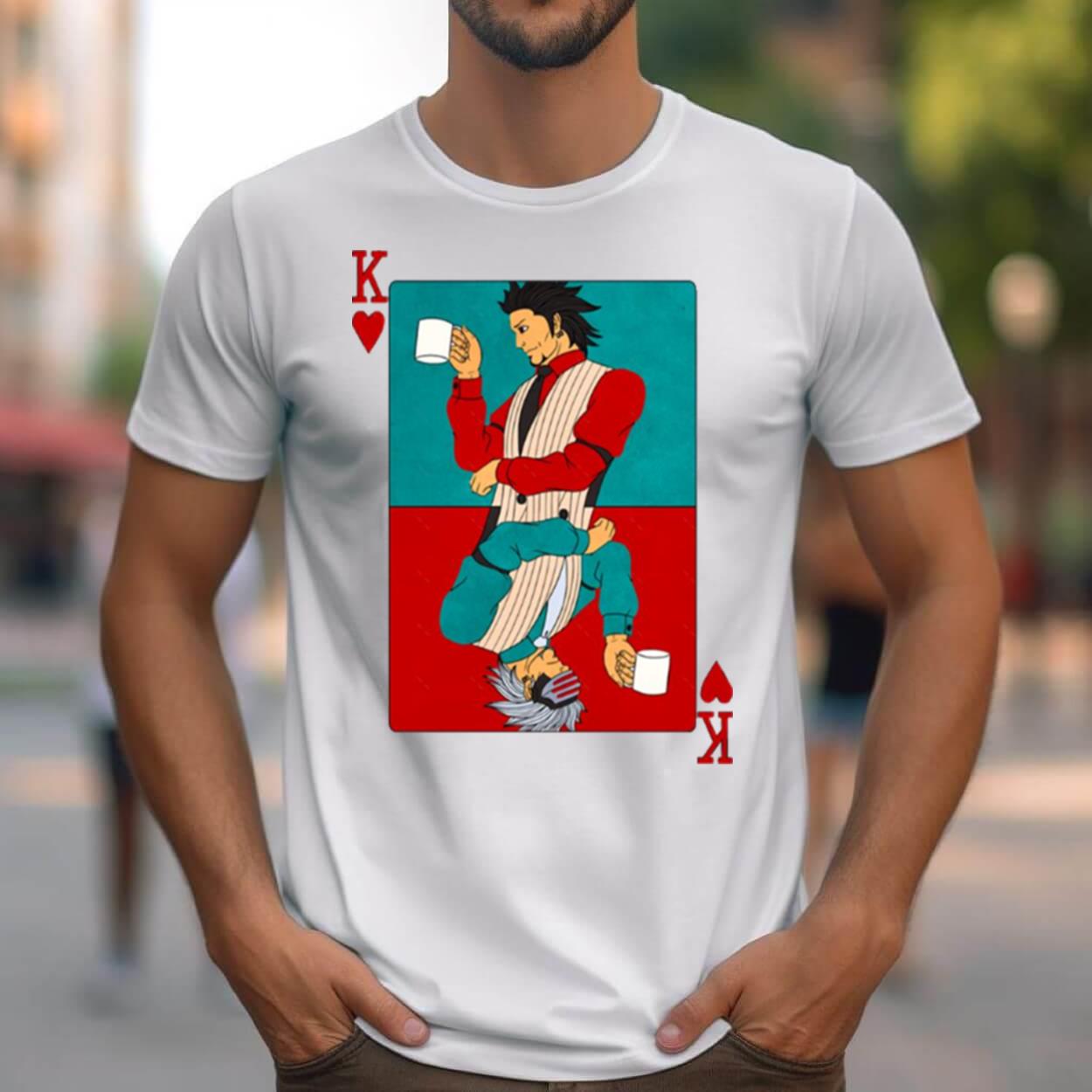 Battle Combat Card Game Ace Attorney Shirt