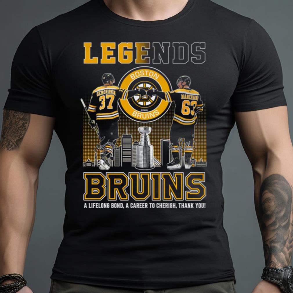 Boston Bruins Legends Bergeron And Marchand T Shirt