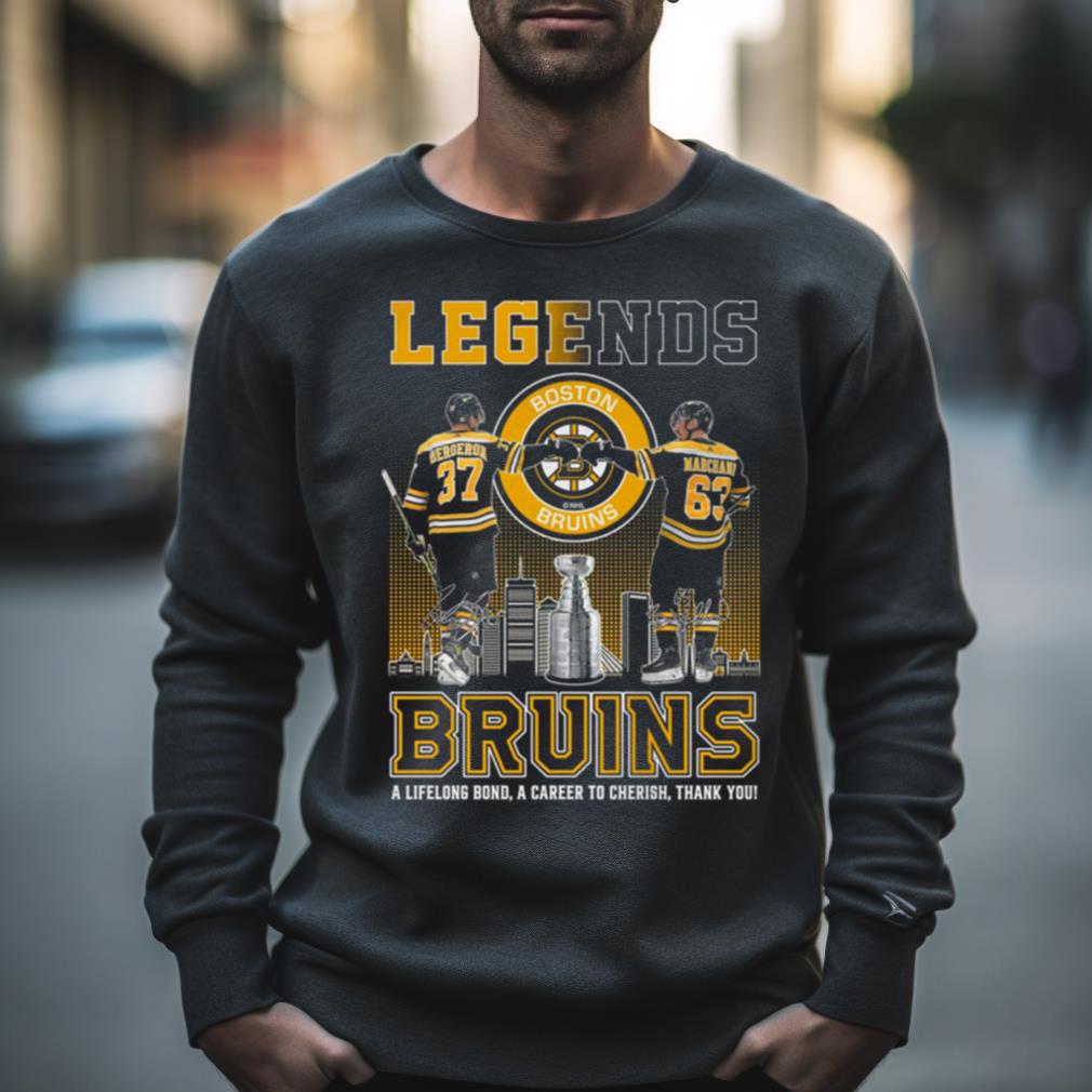 Boston Bruins Legends Bergeron And Marchand T Shirt