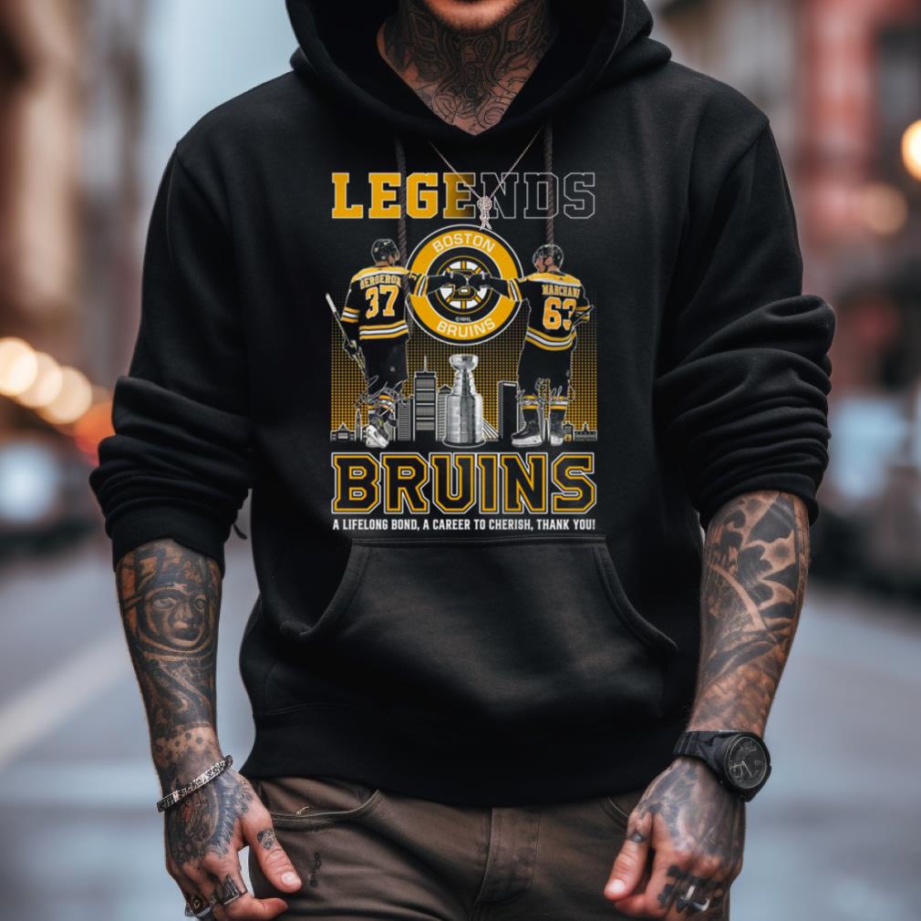 Boston Bruins Legends Bergeron And Marchand T Shirt Boston Bruins Legends Bergeron And Marchand T Shirt