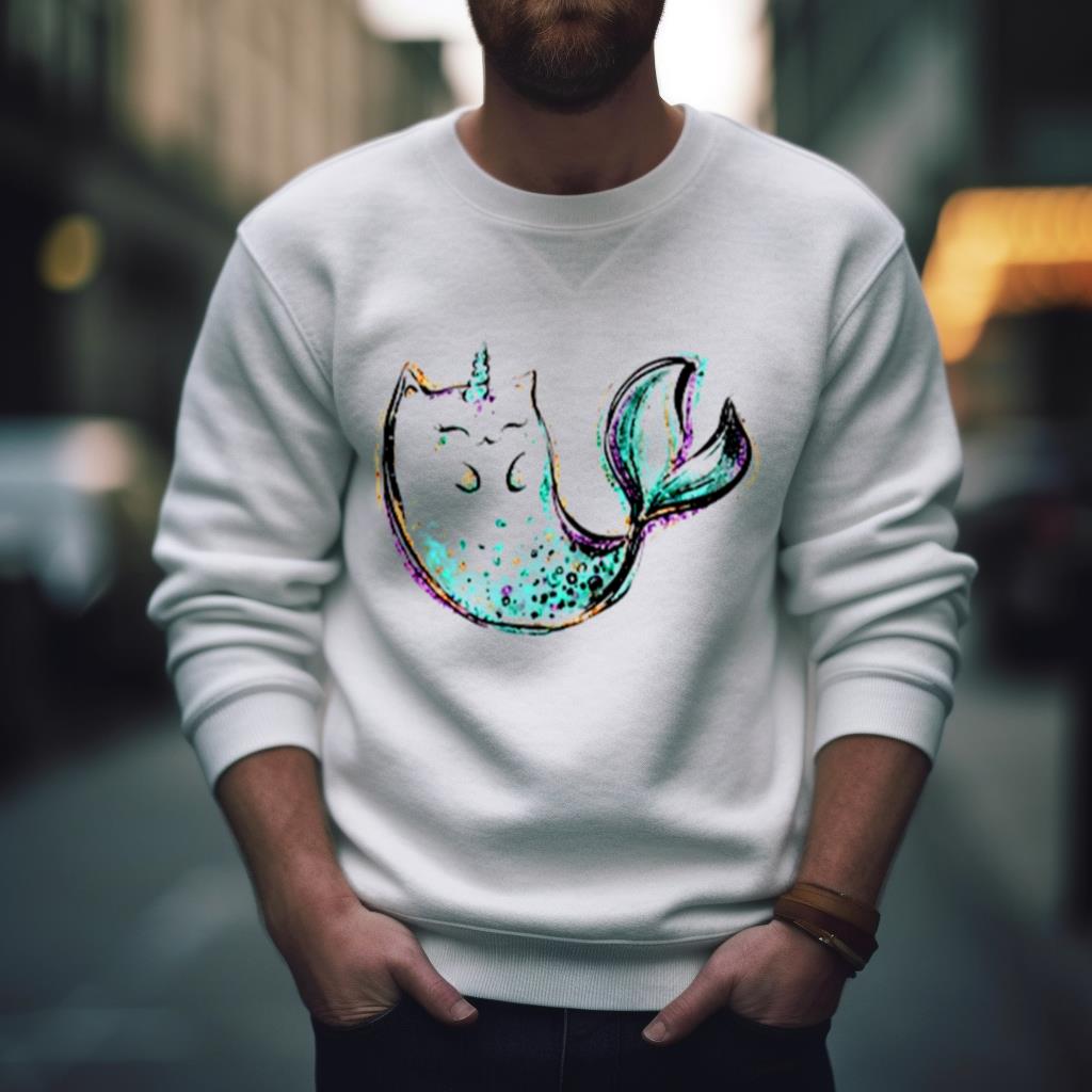 Cat Mermaid Unicorn Shirt