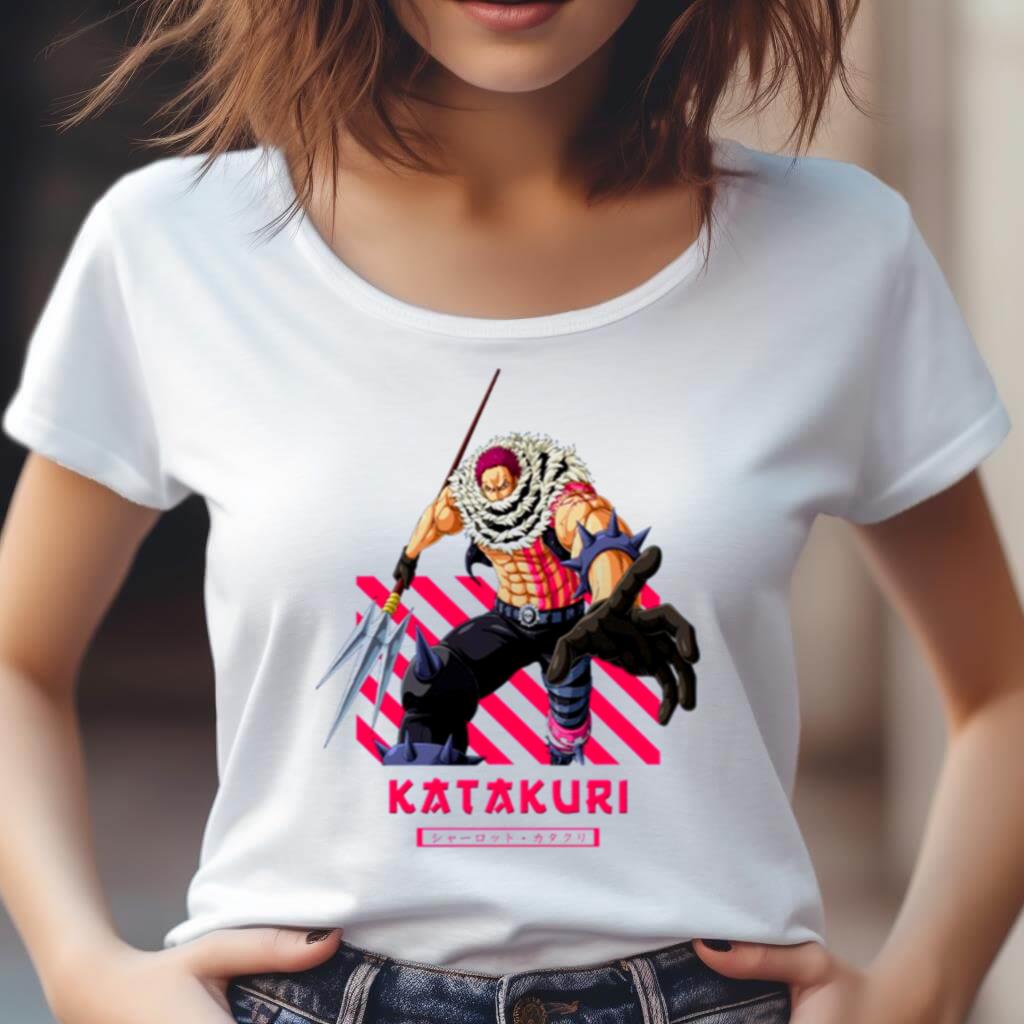 Charlotte Katakuri Pink Design One Piece Shirt Charlotte Katakuri Pink Design One Piece Shirt