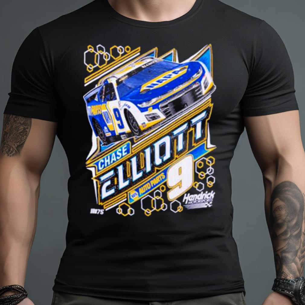 Chase Elliott #9 2023 Napa Glow In The Dark Navy New Shirt