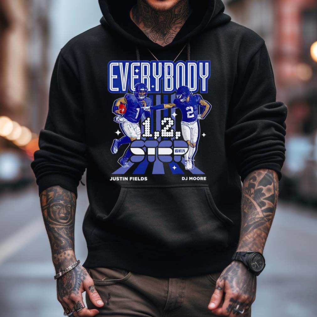 D.J. Moore And Justin Fields Everybody Chicago Bears 1 2 Step T-Shirt,  hoodie, sweater and long sleeve