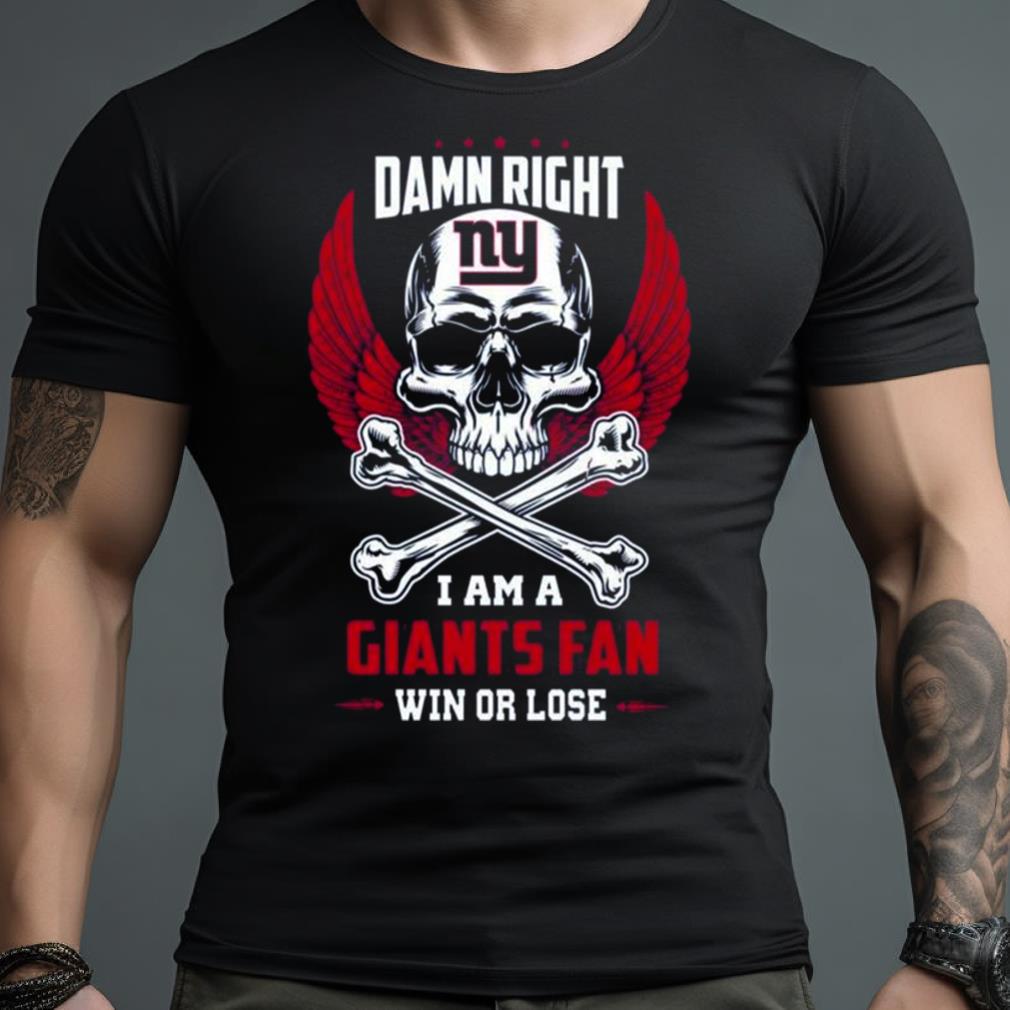 Damn Right I Am A Kansas City Chiefs Win Or Lose Skull Shirt - High-Quality  Printed Brand