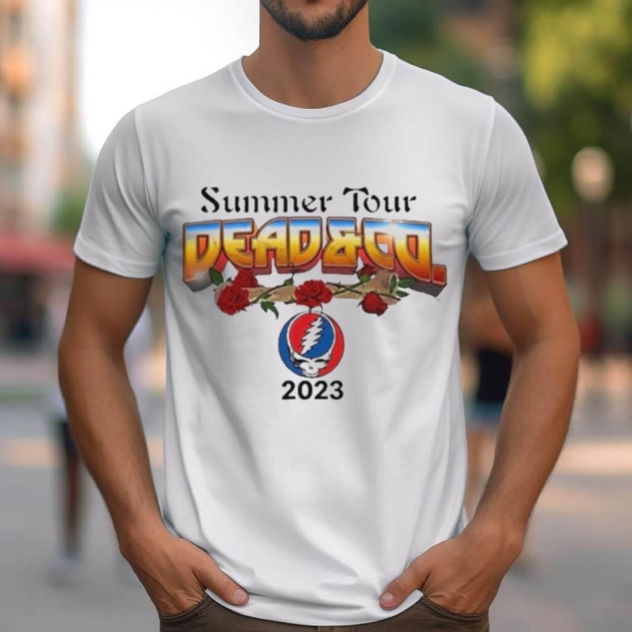 Dead Company The Final Tour Giant Rose Shirt