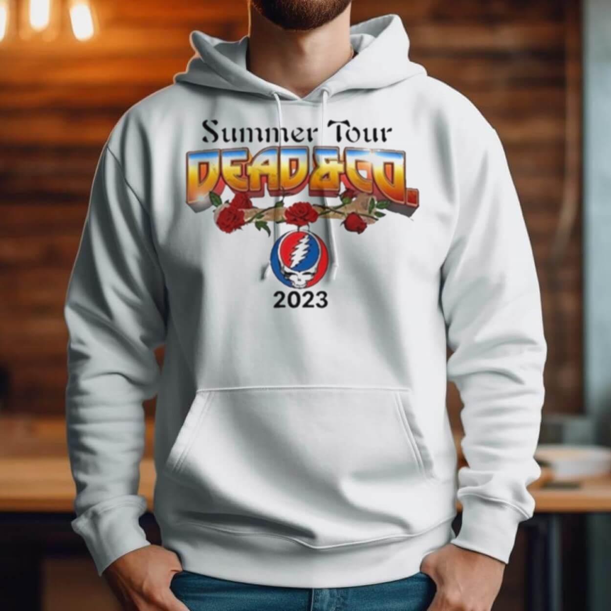 Dead Company The Final Tour Giant Rose Shirt Dead Company The Final Tour Giant Rose Shirt