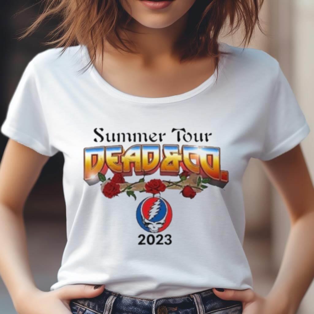 Dead Company The Final Tour Giant Rose Shirt Dead Company The Final Tour Giant Rose Shirt