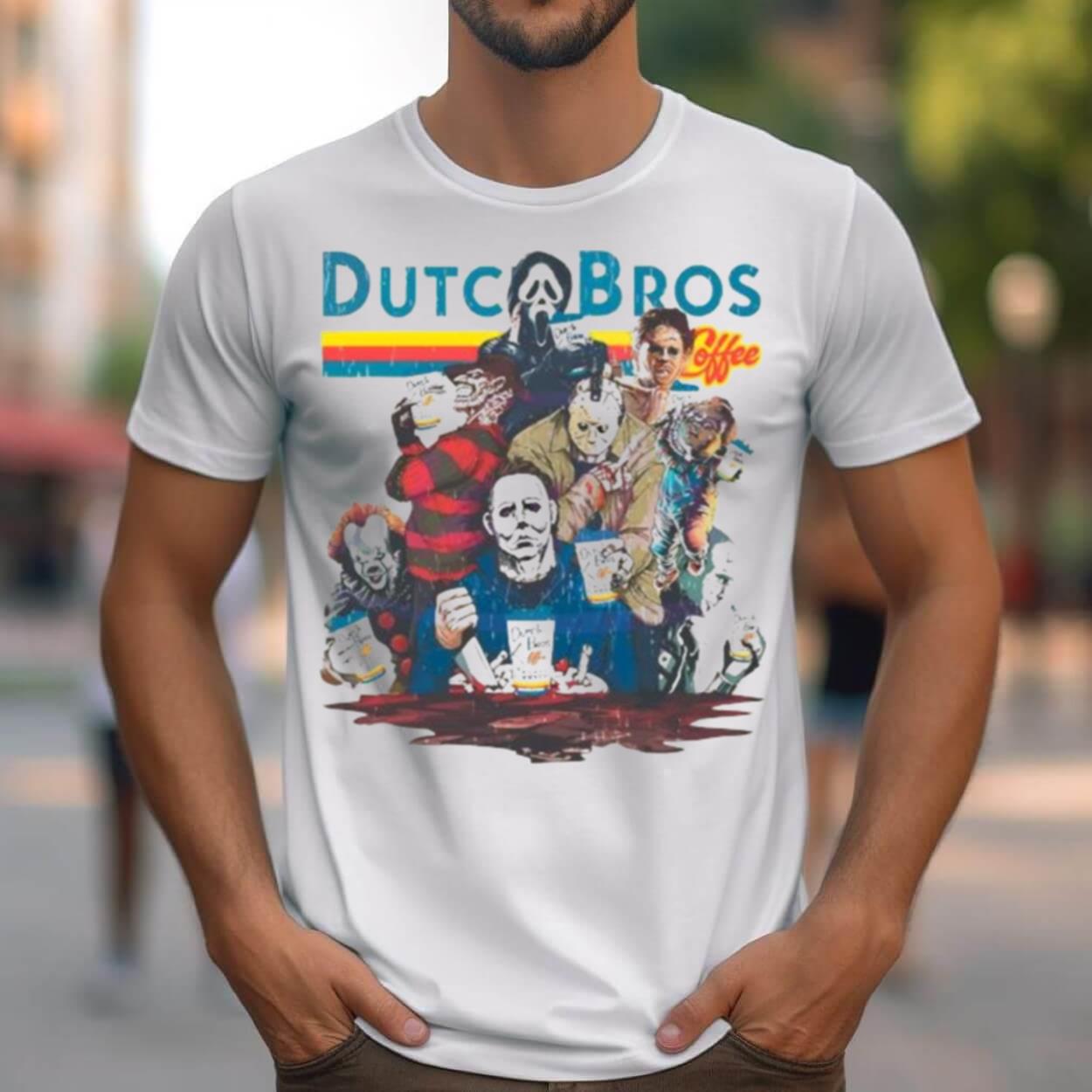Dutch Bros Coffee Top Killers Halloween Shirt