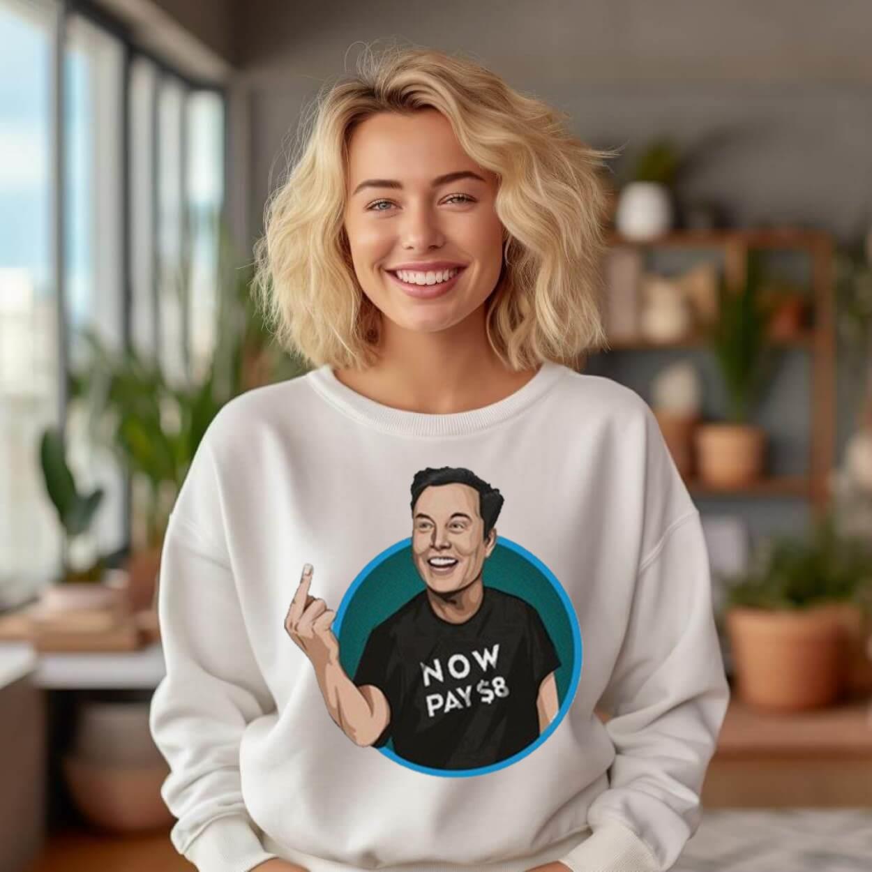 Elon Musk Now Pay $8 Shirt