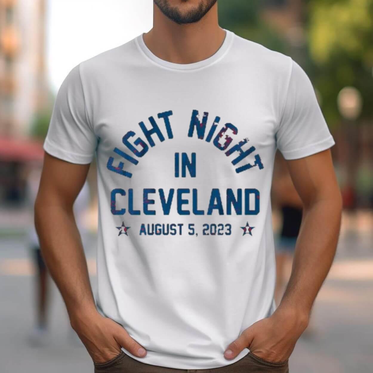 Fight Night In Cleveland 2023 Shirt