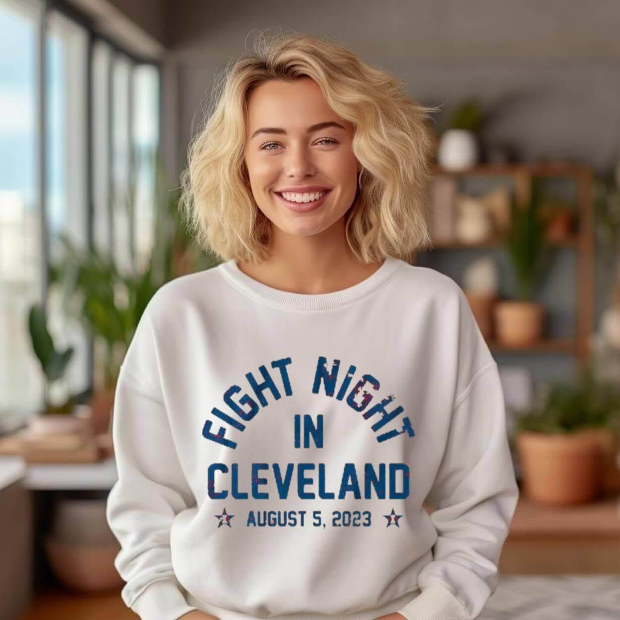 Fight Night In Cleveland 2023 Shirt