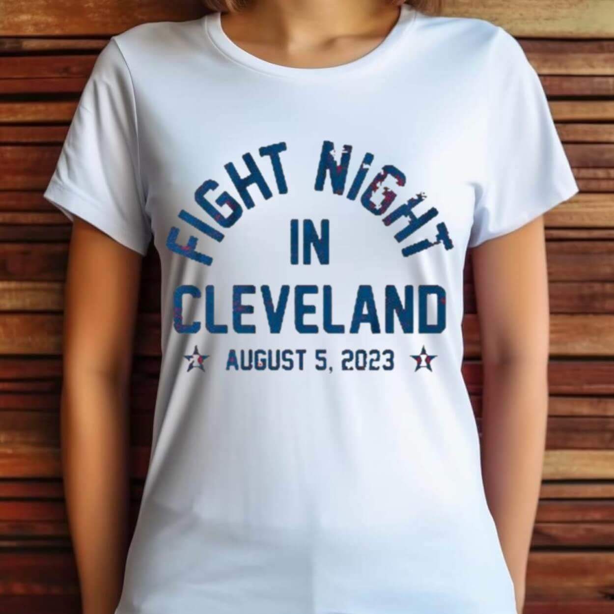 Fight Night In Cleveland 2023 Shirt Fight Night In Cleveland 2023 Shirt