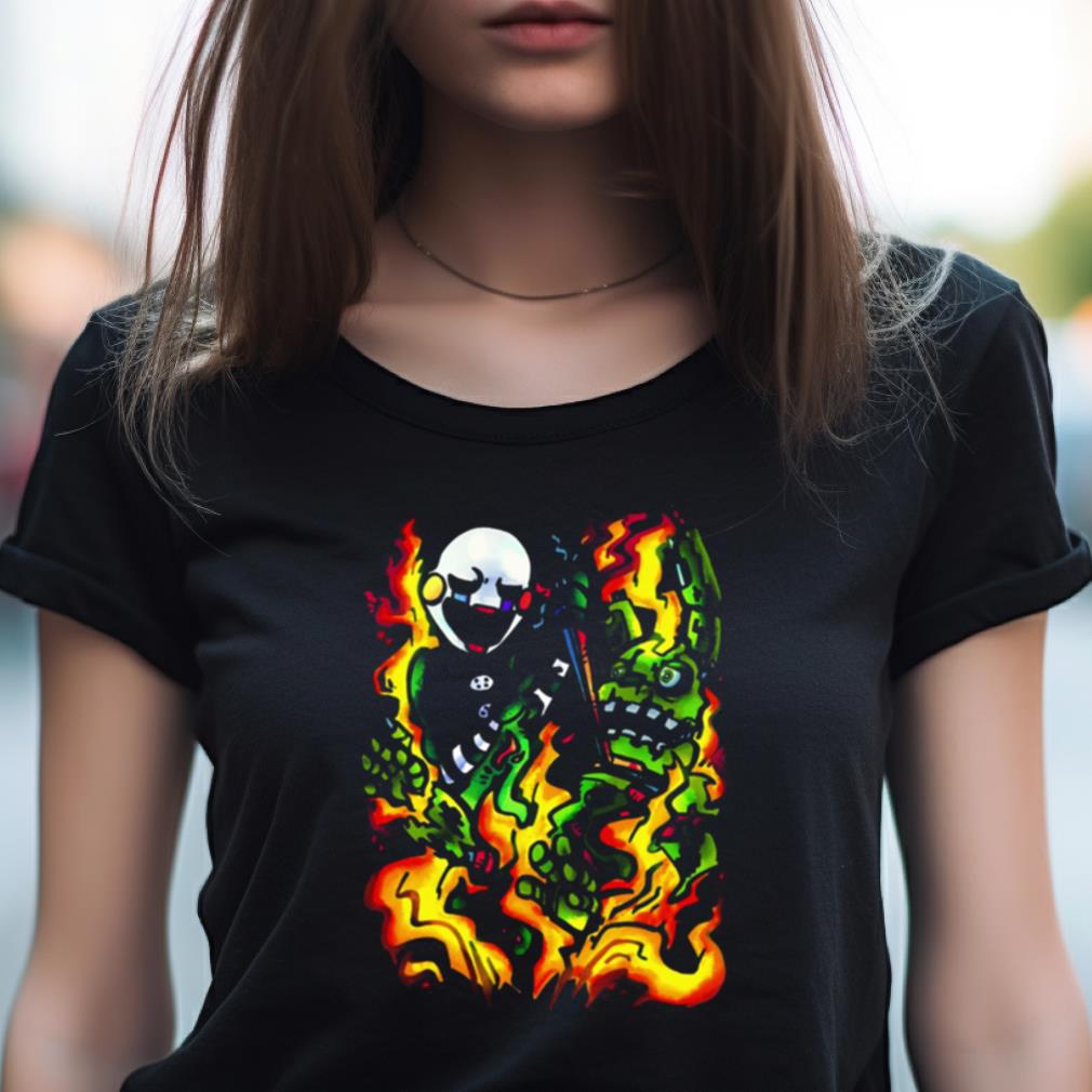 Five Nights At Freddy'S Springtrap And The Puppet Shirt Five Nights At Freddy'S Springtrap And The Puppet Shirt