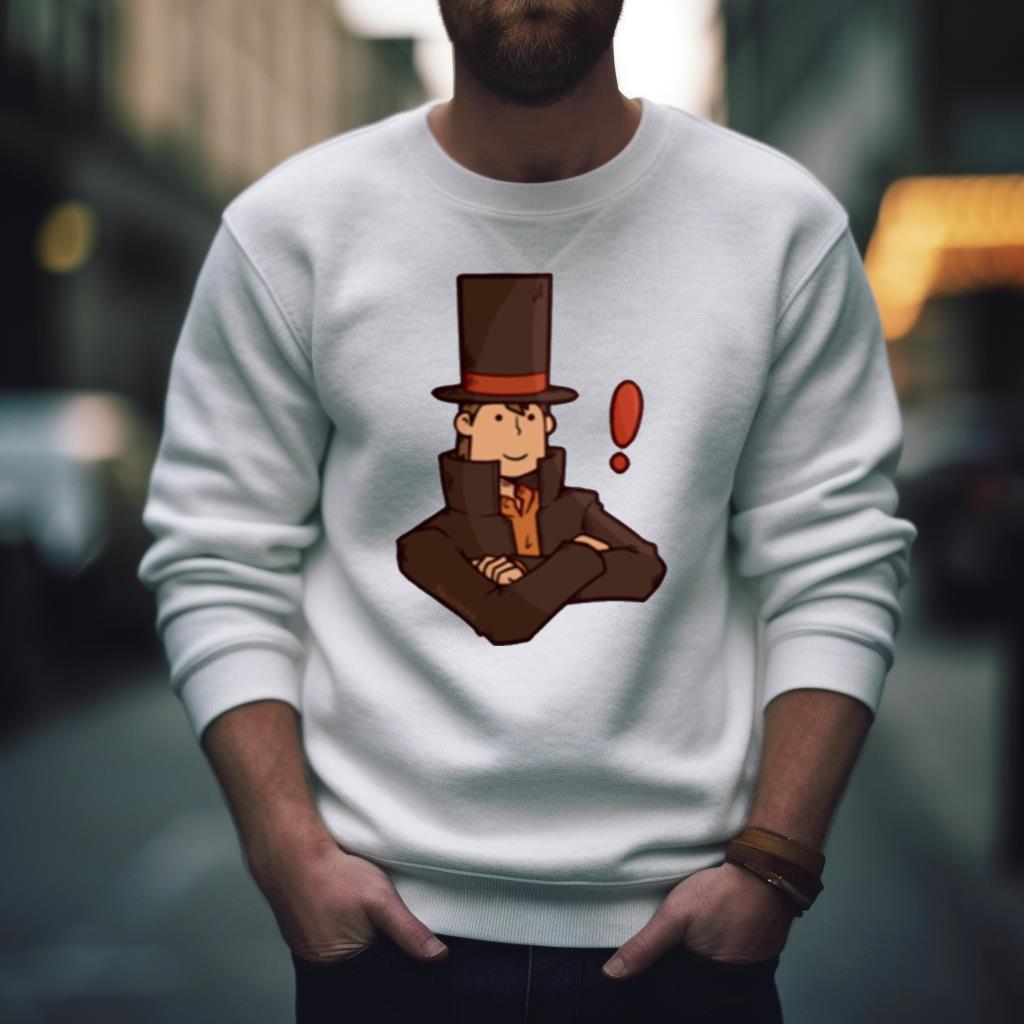 Funny Face Professor Layton Shirt