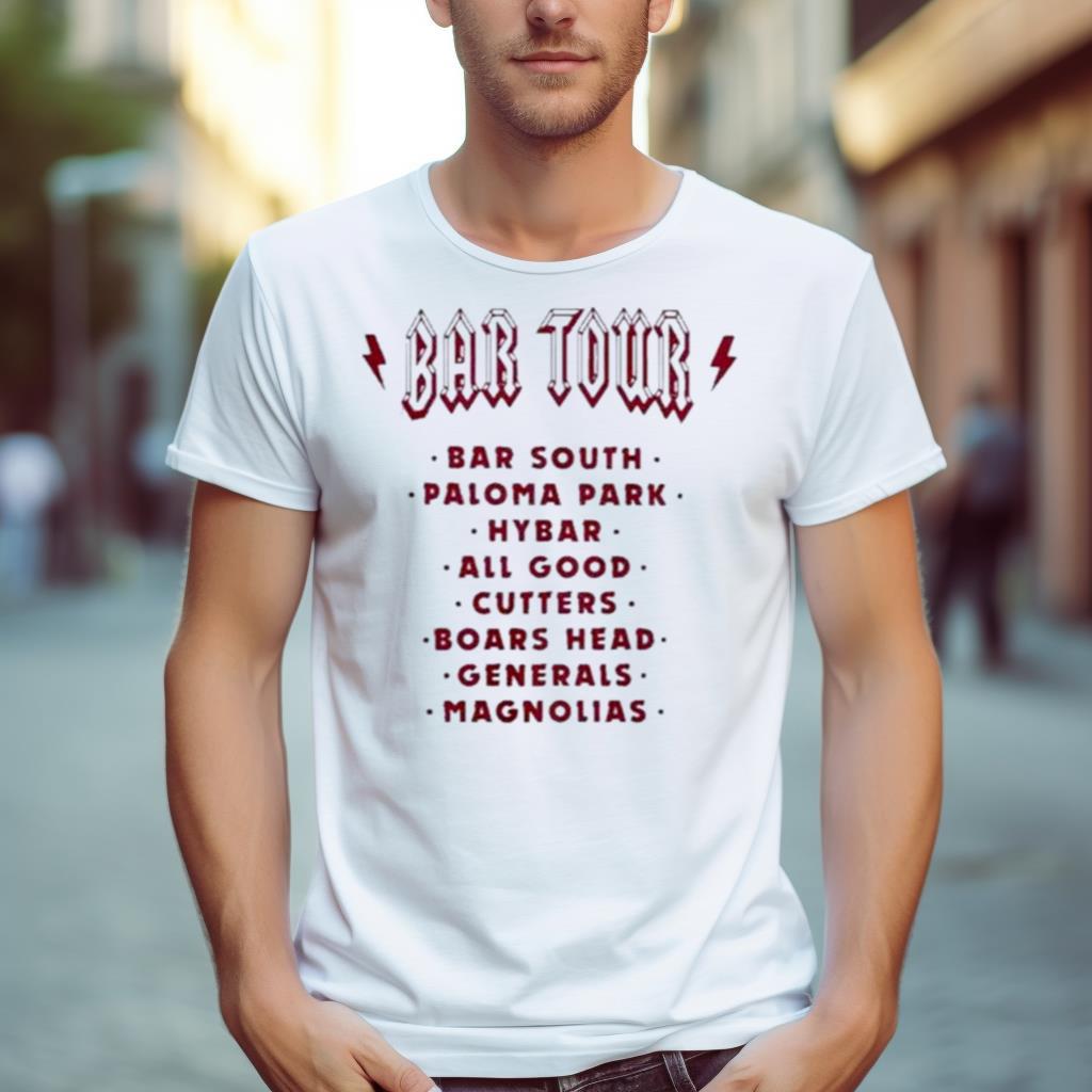 Georgia Bulldogs Uga Bar Tour T Shirt