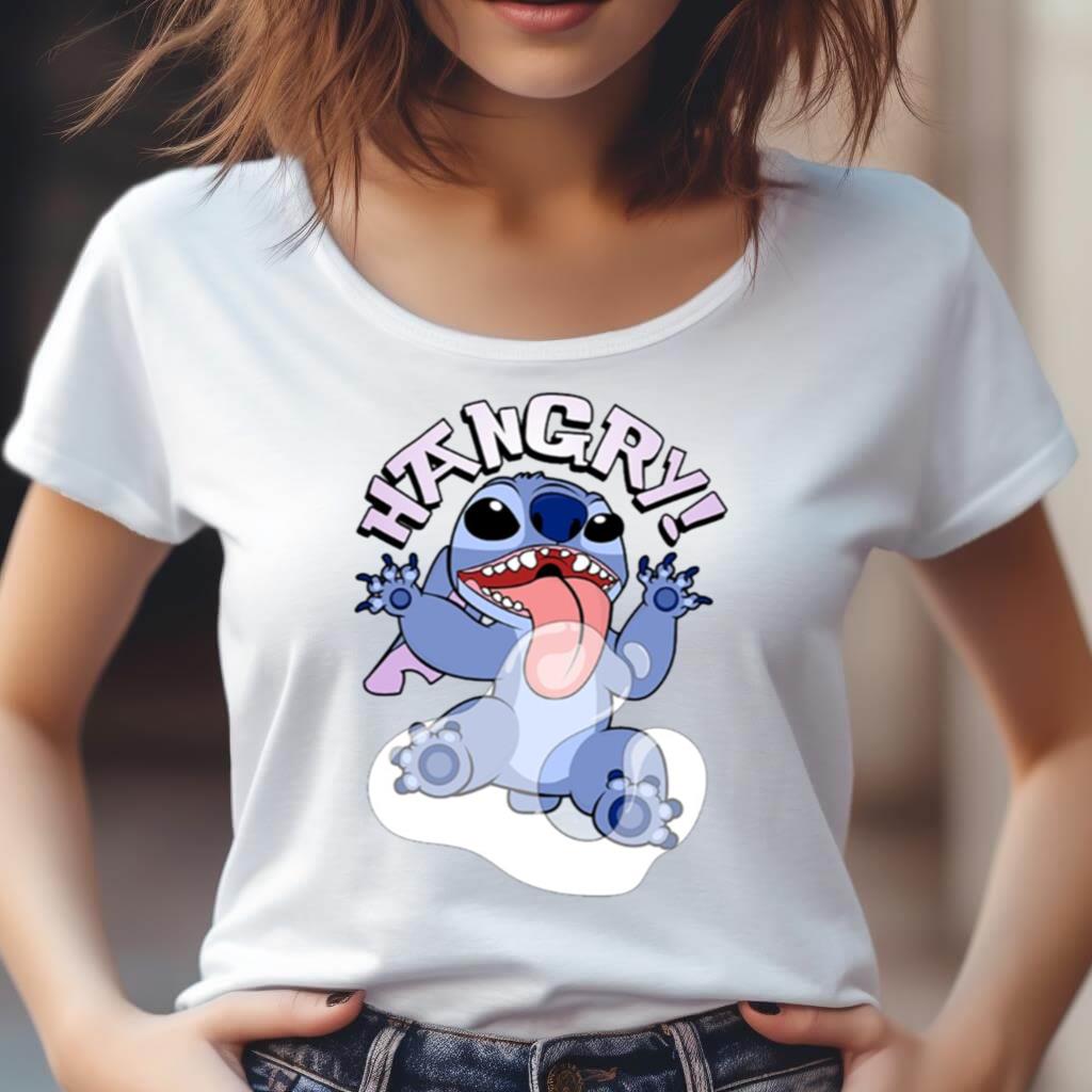 Hangry Stitch Cute Design Disney Shirt Hersmiles 1165