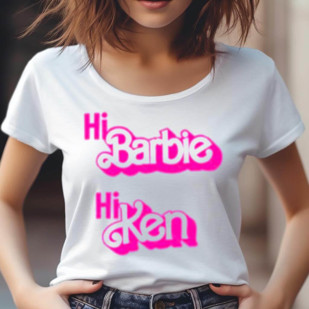 Hi Ken Greeting Barbie 2023 Shirt Hi Ken Greeting Barbie 2023 Shirt