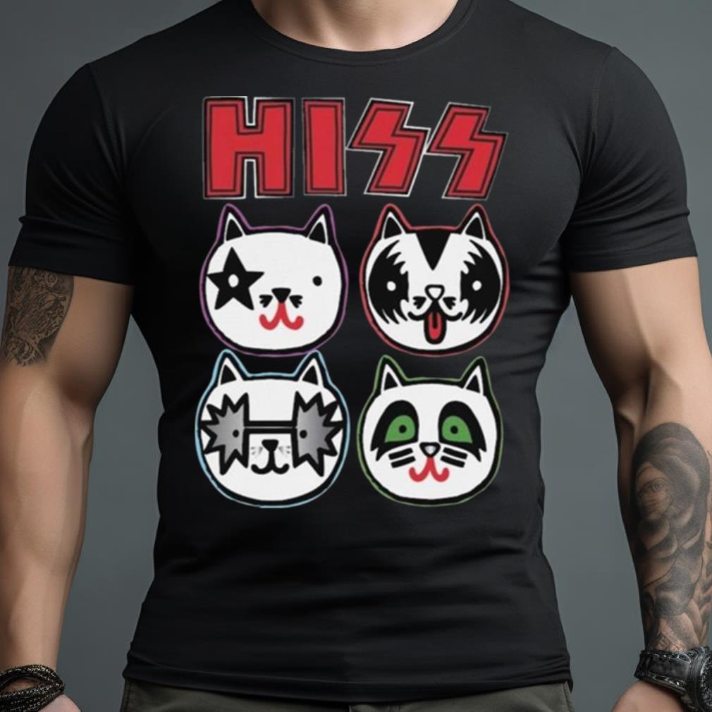 Hiss Kiss Cat Owner Rocker 2023 T Shirt