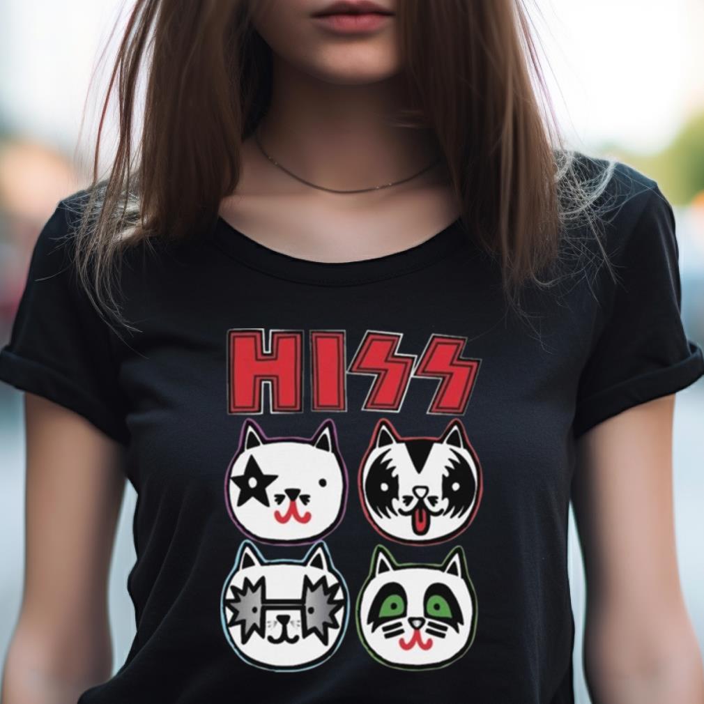 Hiss Kiss Cat Owner Rocker 2023 T Shirt Hiss Kiss Cat Owner Rocker 2023 T Shirt