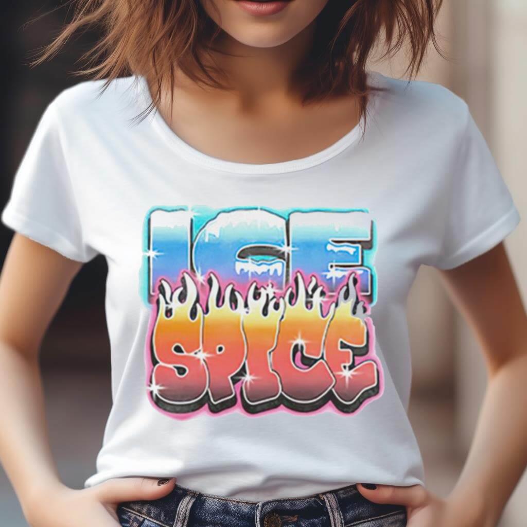 Ice Spice Graffiti Logo Shirt Ice Spice Graffiti Logo Shirt