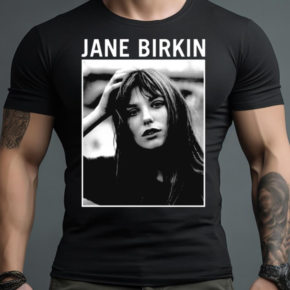 Jane Birkin Merch Black And White Shirt