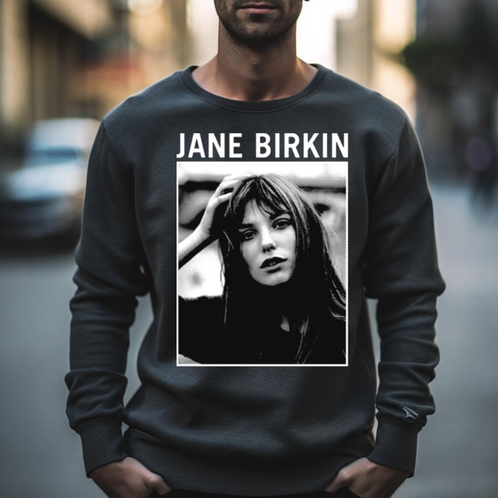 Jane Birkin Merch Black And White Shirt