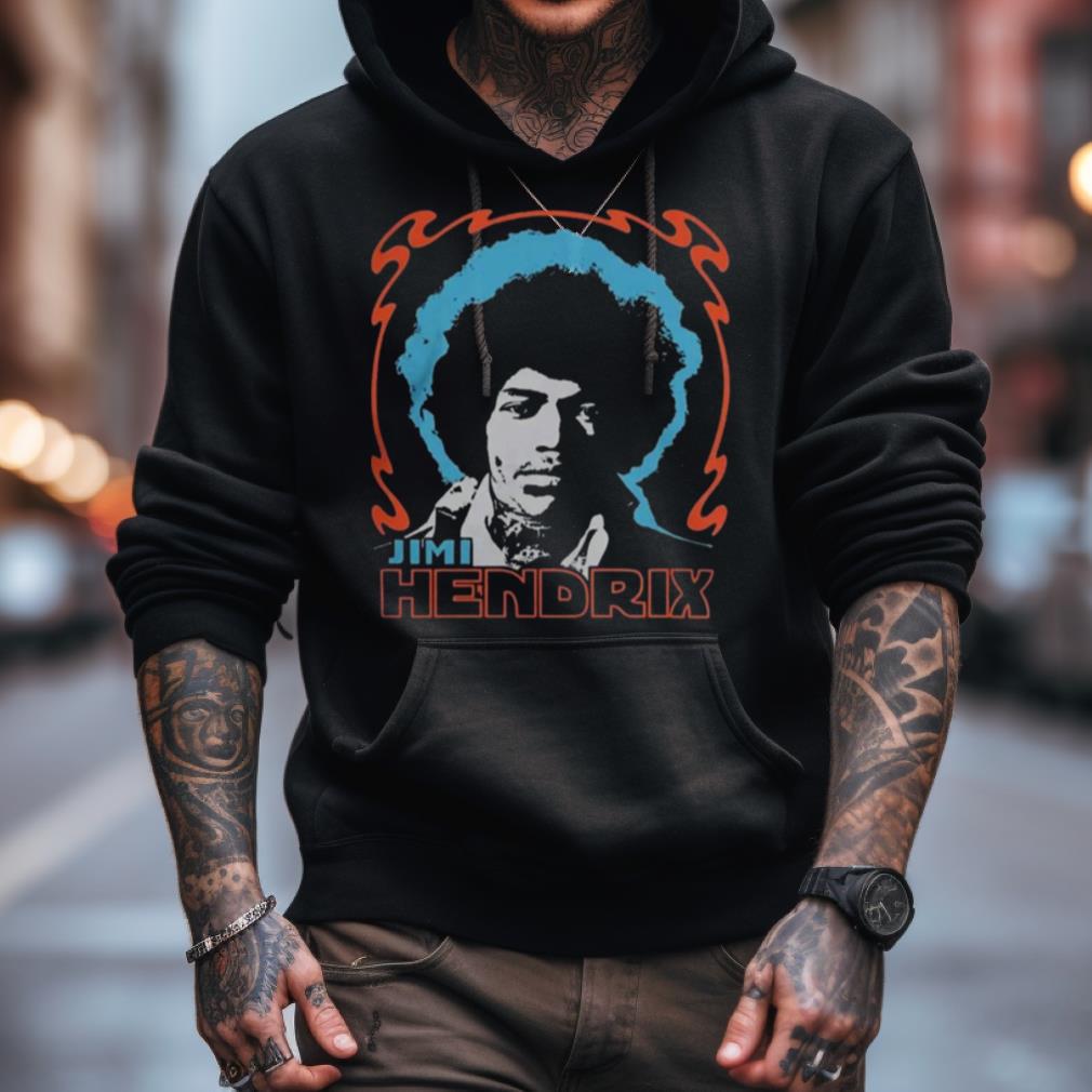 Jimi Hendrix Tri Color Jimi T Shirt Jimi Hendrix Tri Color Jimi T Shirt