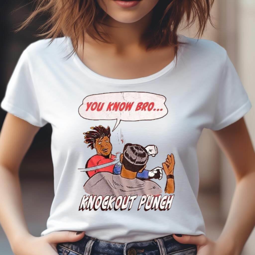 Jose Ramirez And Tim Anderson Down Goes Anderson You Know Bro Knock Out Punch Shirt Jose Ramirez And Tim Anderson Down Goes Anderson You Know Bro Knock Out Punch Shirt
