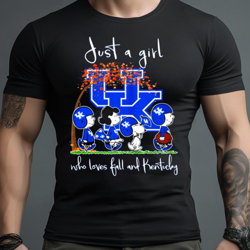 Just A Girl Who Loves Fall And Kentucky T Shirt
