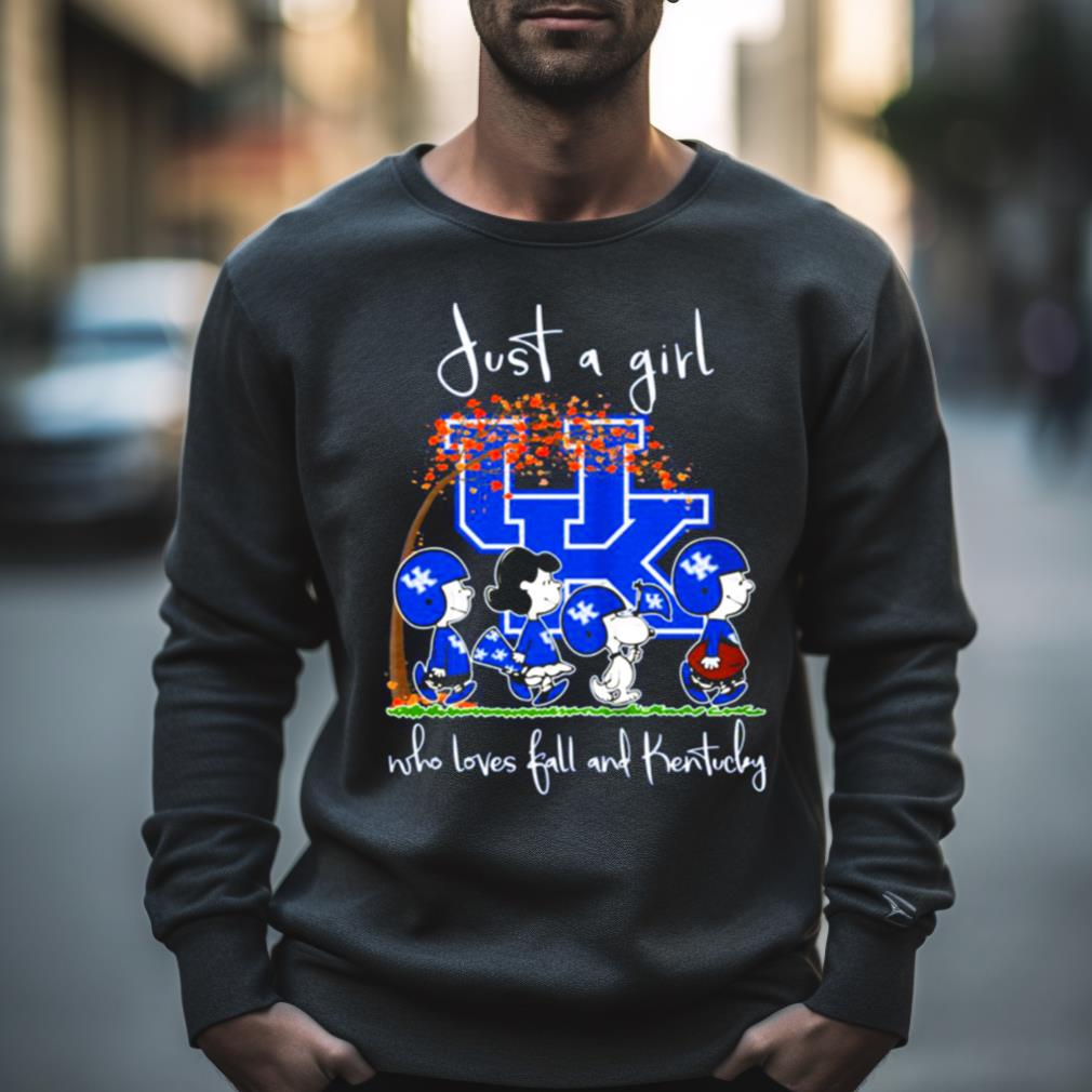 Just A Girl Who Loves Fall And Kentucky T Shirt